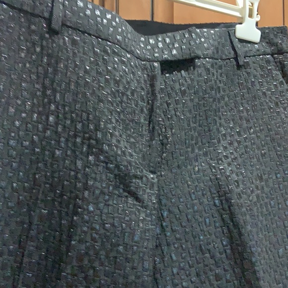 PerSe black pants w shimmery pattern size 14 - Picture 2 of 6